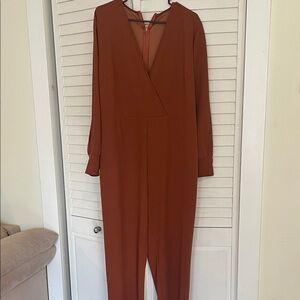 Med Couture Terracotta Jumpsuit